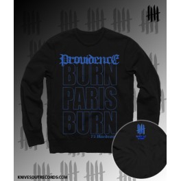 PROVIDENCE "BURN PARIS BURN" azur - Crewneck